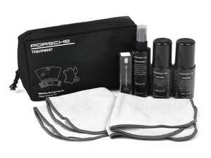 ES#4159928 - 00004400250 - Porsche Interior Cleaning Kit - Keep your Porsche interior showroom-perfect with this comprehensive cleaning set in a handy case. - Genuine Porsche - Porsche