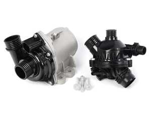 ES#4820923 - 11517588885KT - Water Pump And Thermostat - Featuring Hamburg Technic Coolant Pump & Thermostat with hardware - Hamburg Tech - BMW