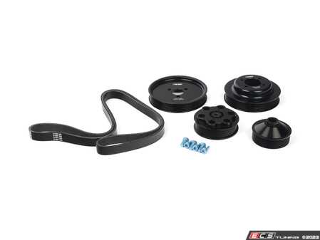 ES#3546880 - PP.S54.RACE - Rogue Engineering Power Pulley Kit - Reduce rotating mass and lower weight to free-up hidden horsepower. - Rogue Engineering - BMW