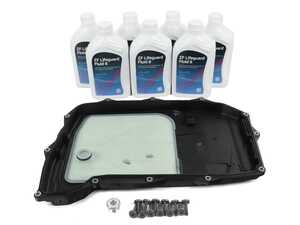 ES#4845358 - 0D5398009CKITKT1 - 8-Speed Automatic Transmission Service Kit - 7 Liters - Includes the necessary filter, plug, gasket, and ATF fluid to service your transmission - ZF - Audi