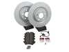 ES#4845340 - B9S45RBS2KT - Rear Brake Service Kit - Featuring ECS V5 Plain Rotors And ECS DD23 "Daily Driver" ceramic brake pads. - Assembled By ECS - Audi
