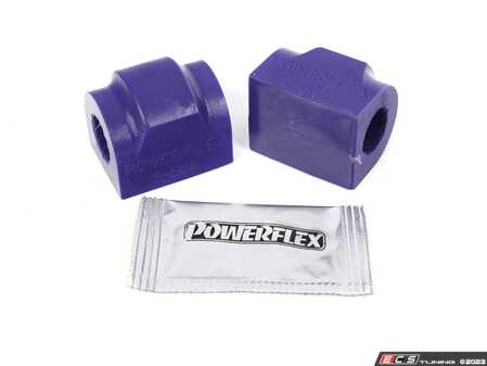 ES#2651352 - PFR5-504-16x2 - Performance Polyurethane Rear Sway Bar Bushing Set - Stiffer bushings allow sway bars to work at their fullest potential For 16mm rear sway bar. - Powerflex - BMW