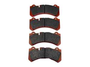 ES#4845654 - 034-302-0025 - 034Motorsport Dynamic+ StreetSport Front Brake Pad Set For RS+ Big Brake Package - Semi-metallic pads that offer low dust and noise for comfortable everyday use, while delivering high friction, superior modulation, and exceptional stopping power! - 034Motorsport - Audi