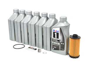 ES#4643131 - 9a2107225001KT - Genuine Oil Service Kit (0w-40) - Includes Genuine filter and Genuine Mobil 1 A40 Spec Oil - Genuine Porsche - Porsche