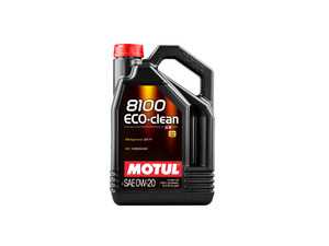 ES#4845679 - 108862 - 8100 ECO-Clean Engine Oil (0w-20) - 5 Liters - 100% synthetic engine oil specially designed around the demands of direct injection engines. Approvals: BMW LL-17 FE+, MBZ 229.71. ACEA C5, API SN Plus + RC, ILSAC GF-5 - Motul - Audi Volkswagen