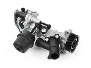 ES#4684345 - 2702000800 - 2014-2018 CLA250 / GLA250 Water Pump Assembly - Includes new pulley - Vaico - Mercedes Benz