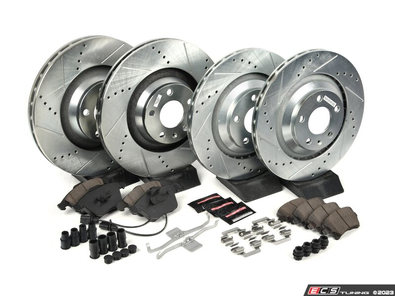 Power Stop - K4013 - Z23 Evolution Brake Kit - Front and Rear