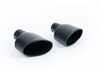 ES#4845952 - SSXAU982 - Race Cat-Back Exhaust System - Non-Resonated - 80mm (3.15") stainless steel with dual Cerakote Black oval tips - Retains valves from OE system - Milltek Sport - Audi