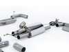 ES#4845952 - SSXAU982 - Race Cat-Back Exhaust System - Non-Resonated - 80mm (3.15") stainless steel with dual Cerakote Black oval tips - Retains valves from OE system - Milltek Sport - Audi
