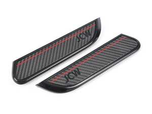 ES#4636425 - 51135A65C47 - Carbon Fiber Indicator Side Scuttle Trim Set  - Used near the side turn signals, bottom section of light - Genuine MINI - MINI