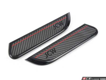 ES#4636425 - 51135A65C47 - Carbon Fiber Indicator Side Scuttle Trim Set  - Used near the side turn signals, bottom section of light - Genuine MINI - MINI