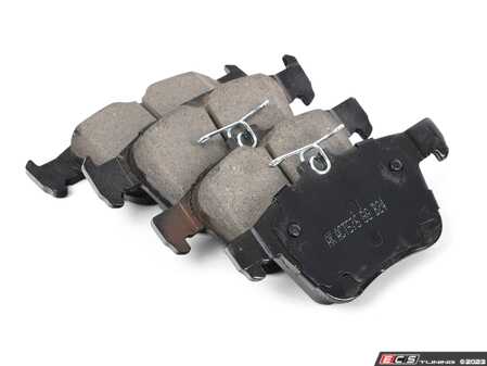 ES#4780894 - 8V0698451K - Rear Brake Pad Set - Restore the stopping power in your vehicle - Akebono - Audi