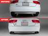 ES#4849835 - 041823LA03 - D4 S8 4.0T Cat-Back Exhaust  - Enhance the exhaust note on your 4.0T with our in-house engineered cat-back! Choose between resonated or non-resonated midpipes to dial in your perfect sound! - ECS - Audi