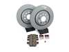 ES#4846190 - 1K0615301ADDKT5 - Rear Brake Service Kit - Featuring Zimmerman rotors and ECS DD23 "Daily Driver" ceramic pads. - Assembled By ECS - Audi