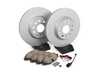 ES#4845556 - TA0SFBS8KT - Front Brake Service Kit (312x25) - Featuring Brembo Rotors and ECS DD23 "Daily Driver" Brake Pads. - Assembled By ECS - Volkswagen