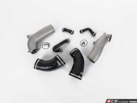 ES#4849833 - 037968la01KT - D4 4.0T Upgraded Turbo Inlets  - Upgrade your A8 with a true dual inlet setup! Engineered for increased airflow and less restriction. - ECS - Audi
