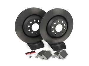 ES#4839876 - ATLASRBS2KT - Rear Brake Kit - (310x22) - Featuring Brembo Ceramic OE Pads And Rotors - Assembled By ECS - Volkswagen