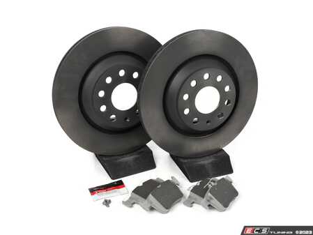 ES#4839876 - ATLASRBS2KT - Rear Brake Kit - (310x22) - Featuring Brembo Ceramic OE Pads And Rotors - Assembled By ECS - Volkswagen