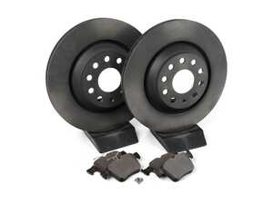 ES#4839877 - ATLASRBS3KT - Rear Brake Kit - (310x22) - Featuring Brembo Low-Me OE Pads And Rotors - Assembled By ECS - Volkswagen
