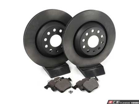 ES#4839877 - ATLASRBS3KT - Rear Brake Kit - (310x22) - Featuring Brembo Low-Me OE Pads And Rotors - Assembled By ECS - Volkswagen