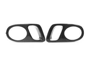 ES#4615506 - SBFCWSCF - Fog Light Trim With Intake Scoop - Pair - Carbon Fiber - Allow more airflow to your engine with this after market fog light trim! - Slimmbones - BMW