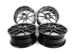 ES#3613128 - rf509dbkKT - 18" BBS RF Wheels - Square Set Of Four  - 18x7.5 ET48 4x100 56.1CB - Diamond Black - BBS - MINI