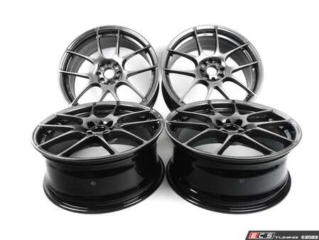 ES#3613128 - rf509dbkKT - 18" BBS RF Wheels - Square Set Of Four  - 18x7.5 ET48 4x100 56.1CB - Diamond Black - BBS - MINI