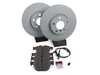 ES#4815582 - 34116857096KT2 - Front Brake Service Kit - Includes front rotors, pads, wear sensors, and associated hardware. - Assembled By ECS - BMW
