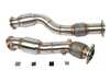 ES#4642580 - VRSFCD1922 - VRSF Catted Downpipes  - VRSF catted downpipes for 19-22 X3M/X4M S58 - Features high flow 200-cell catalytic converters - VRSF - BMW