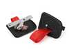 ES#4753239 - E36RSPULL - "RS" Door Pull Strap Conversion Kit - Red - Combining safety with Porsche RS styling, this pull strap conversion kit is the perfect addition to any dedicated track car! - HARD Motorsport - BMW