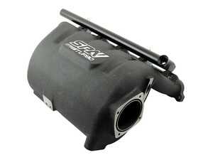ES#4846402 - TINW1102B - Cast Aluminum Intake Manifold - With Fuel Rail - Black - Increase the boost without fear of sending the stock intake manifold flying! - SPA Performance - Volkswagen