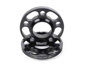ES#4755584 - LS23.15MM - Rennline 15mm Wheel Spacers - Black (Pair) - Improve the look of your vehicle with spacers - Rennline - Audi Porsche
