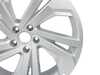 ES#3991847 - 3CM601025A8Z8 - 20" Angled Split 5 Spoke Wheel - Priced Each  - 20"x8 ET34 5x112 - Diamond Silver - Genuine Volkswagen Audi - Volkswagen