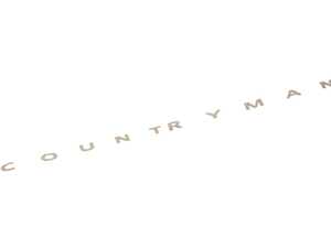 ES#4788142 - 51145A0CFD5 - "COUNTRYMAN" Rear Logo - Vibrant Silver  - Located on the trunk lid - Genuine MINI - MINI