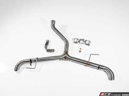 ES#4846103 - 044798la01KT - Atlas / Atlas Cross Sport 3.6L VR6 Muffler Delete Kit  - Add an aggressive exhaust note to your VW Atlas VR6's stock exhaust system - ECS - Volkswagen