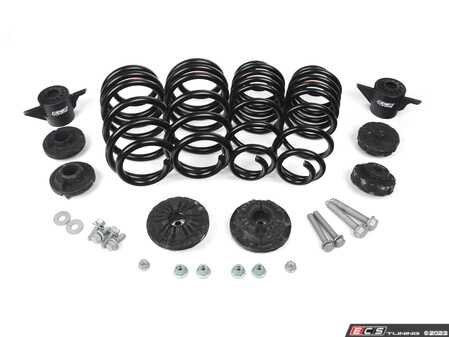 ES#4708852 - 047330LA02KT - B8/B8.5 A4/S4 Lowering Springs, Shocks & Installation Kit - Dramatically improve looks and handling with and average lowering up to 1.6" front and rear. Paired with ECS Tuning Cup Kit Installation Kit & Bilstein B8 Shocks - Assembled By ECS - Audi