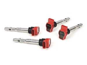 ES#4846424 - VWR900003-4KT - RacingLine Higher Output Ignition Coils - Red - Set of Four - Delivers greater energy output, ensuring a stronger and more consistent spark. A simple plug-and-play upgrade over the OE factory coils. - Racingline - Audi Volkswagen
