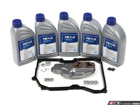 ES#4815435 - 1001350101/SK - Automatic Transmission Filter Kit - Includes a new filter, transmission pan gasket, securing hardware, and drain/fill plugs - Meyle - Volkswagen