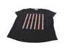 ES#3442665 - 80142454501 - MINI JCW Womens STRIPES T-SHIRT BLACK / XL - Show your JCW style with this shirt - Genuine MINI - MINI