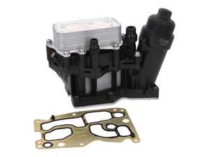 ES#4848196 - 11428507697 - N47 Oil Filter Housing Kit - Replace your leaking housing with this new assembly from Vemo to eliminate oil and coolant leaks - Vemo - BMW