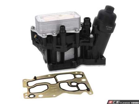 ES#4848196 - 11428507697 - N47 Oil Filter Housing Kit - Replace your leaking housing with this new assembly from Vemo to eliminate oil and coolant leaks - Vemo - BMW