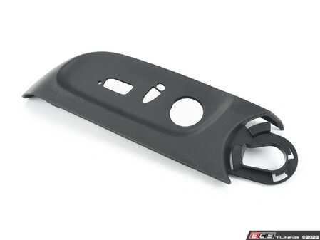 ES#1304433 - 1K4881317S82V - Front Seat Trim Panel - Titanium Black - Left - Genuine Volkswagen Audi - Volkswagen