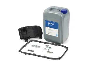 ES#4815562 - 1001350108/XK - 8-Speed Automatic Transmission Service Kit - 12 Liters - Includes a new filter & transmission pan gasket with securing hardware. Includes enough fluid to drain, flush,  and fill. - Meyle - Audi Volkswagen Porsche