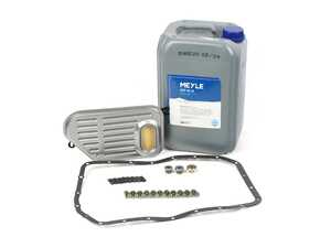 ES#4810490 - 3001350001/XK - Meyle Automatic Transmission Flush & Fill Service Kit - A5S325Z - Includes a new gasket, transmission filter, installation hardware, and all of the Meyle ATF needed to perform a full trans flush and fill! - Meyle - BMW