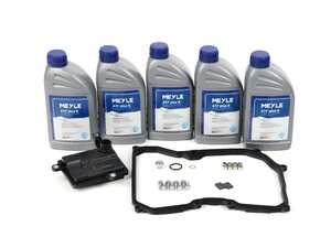 ES#4812543 - 1001350112 - 6-Speed Automatic Transmission Service Kit - 5 Liters - Includes a new filter & transmission pan gasket with securing hardware. Includes enough fluid to drain and fill. - Meyle - Volkswagen