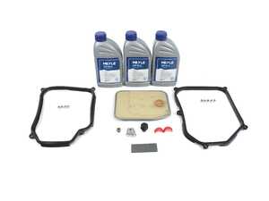 ES#4815541 - 1001350014 - Automatic Transmission Service Kit - 3 Liters - Includes a new filter & transmission pan gasket with securing hardware. Includes enough fluid to drain and fill. - Meyle - Volkswagen