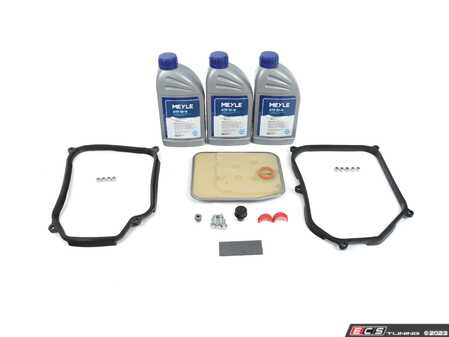 ES#4815541 - 1001350014 - Automatic Transmission Service Kit - 3 Liters - Includes a new filter & transmission pan gasket with securing hardware. Includes enough fluid to drain and fill. - Meyle - Volkswagen