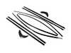 ES#4839887 - G20330HGSL - Black Window Trim Kit - Give your BMW the Shadow Line appearance - Bremmen Parts - BMW