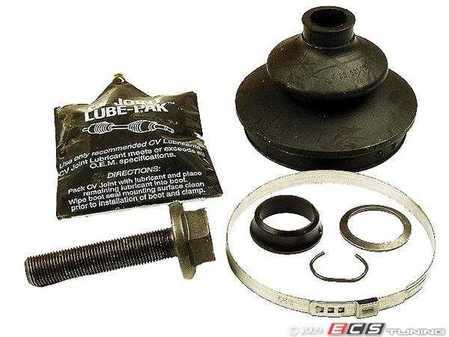 ES#259648 - 4d0598203a - Outer C/V Joint Boot Kit - Complete boot kit with hardware and grease - GKN Drivetech - Audi
