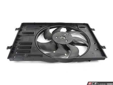 ES#4039799 - 5Q0121203DE - Auxiliary Fan Assembly - 440mm - Large single fan found behind the radiator - Vemo - Audi Volkswagen